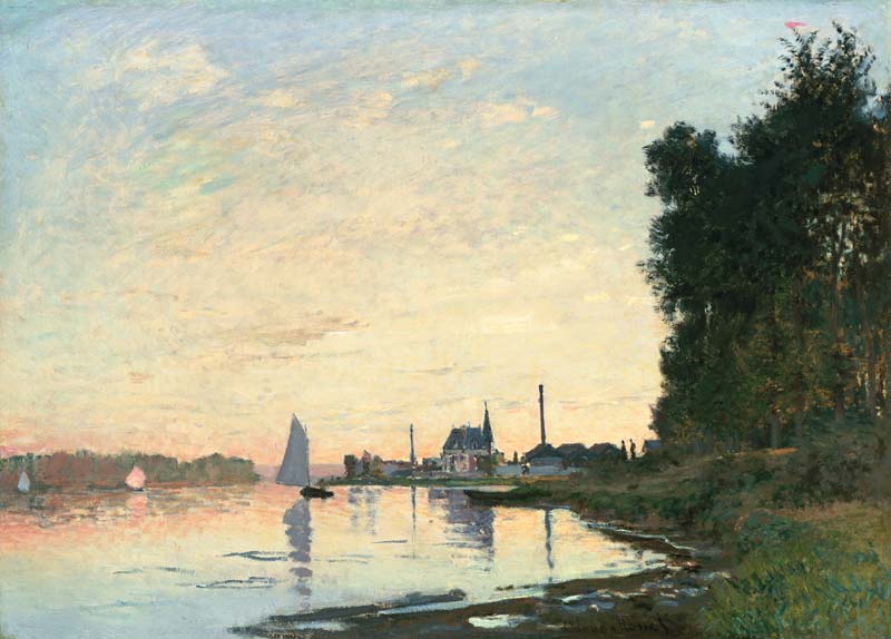 Argenteuil, Fin d`Apres-Midi. van Claude Monet