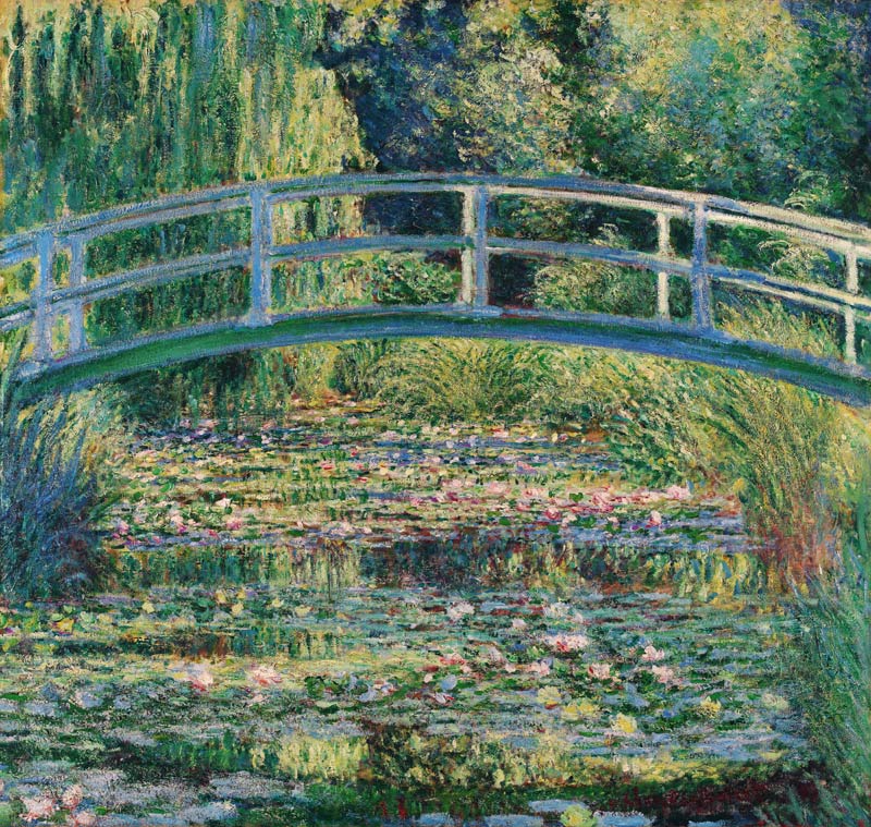 Waterlily Pond van Claude Monet