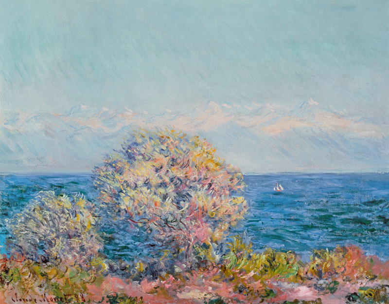 Cap D'Antibes im Mistral van Claude Monet