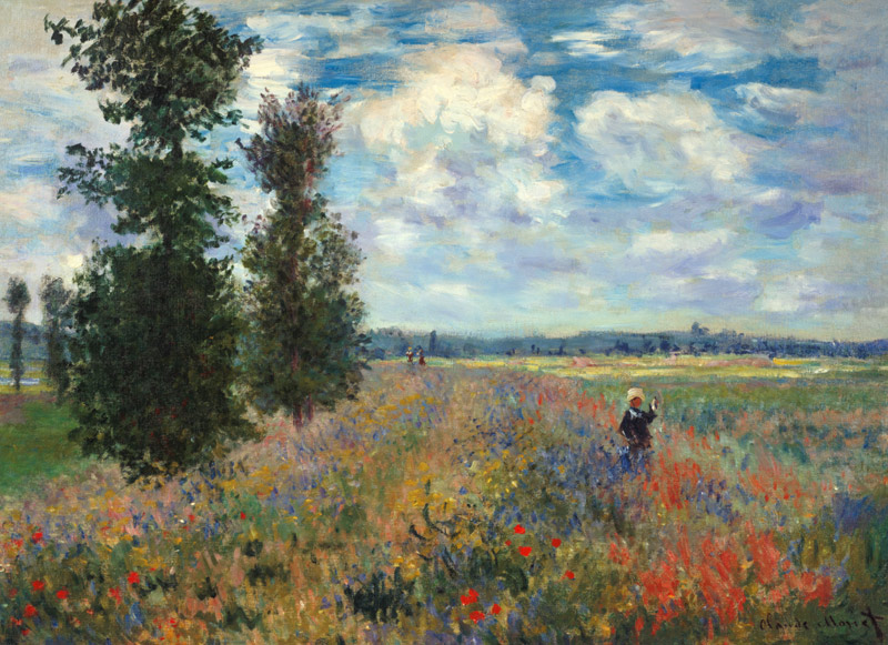 Papaverveld  van Claude Monet