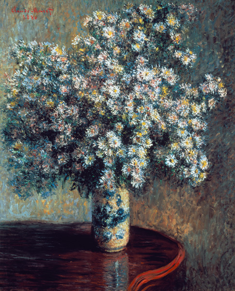 Der Asternstrauss. van Claude Monet
