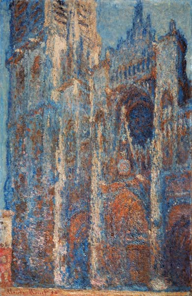 Rouen Cathedral. Noon (Le Portal et la Tour D'Albane) van Claude Monet