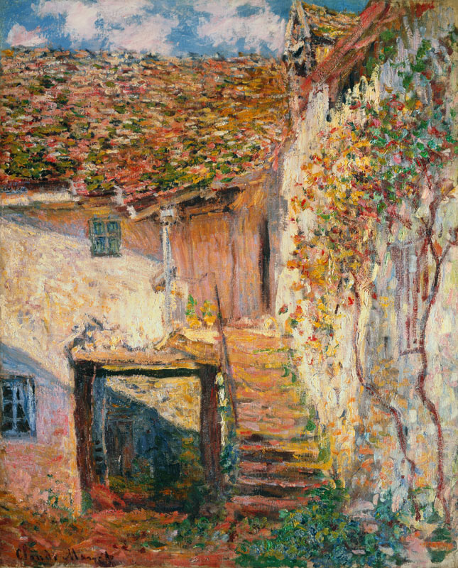De trap Claude Monet van Claude Monet