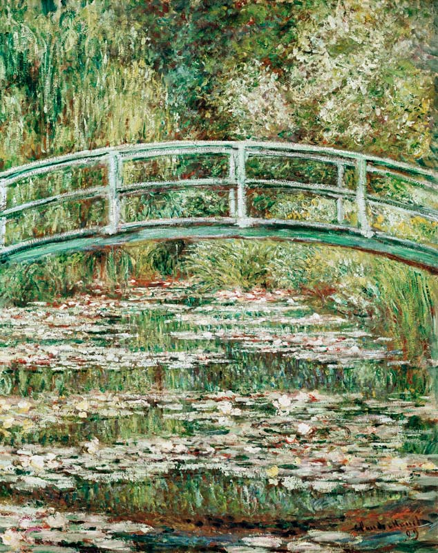 Japanse brug van Claude Monet