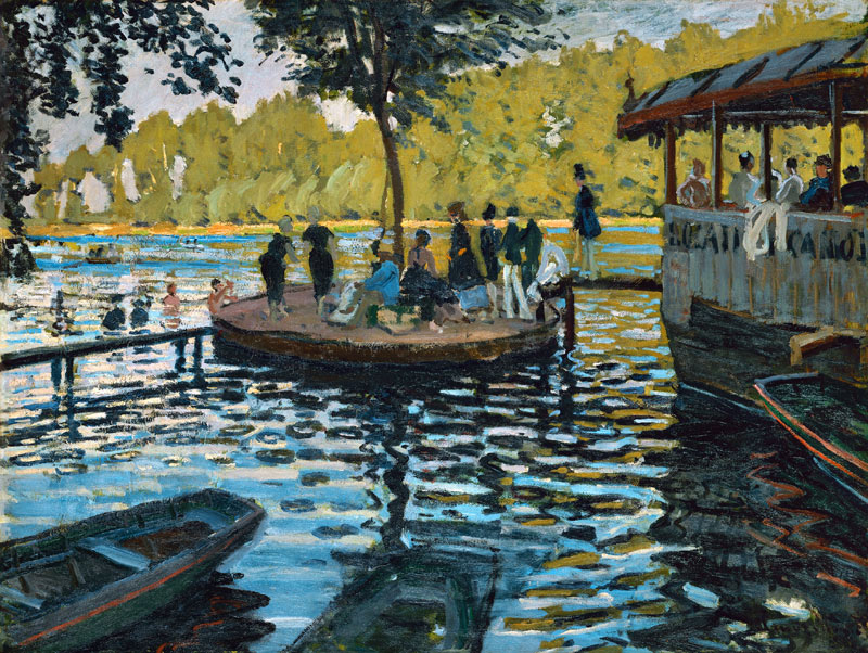 La Grenouillere van Claude Monet