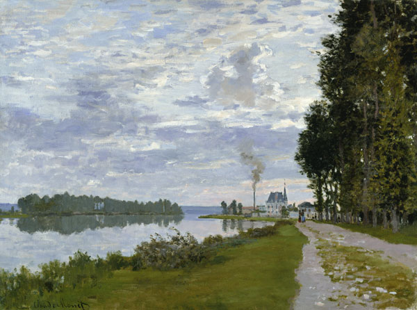 La Promenade D''Argenteuil van Claude Monet