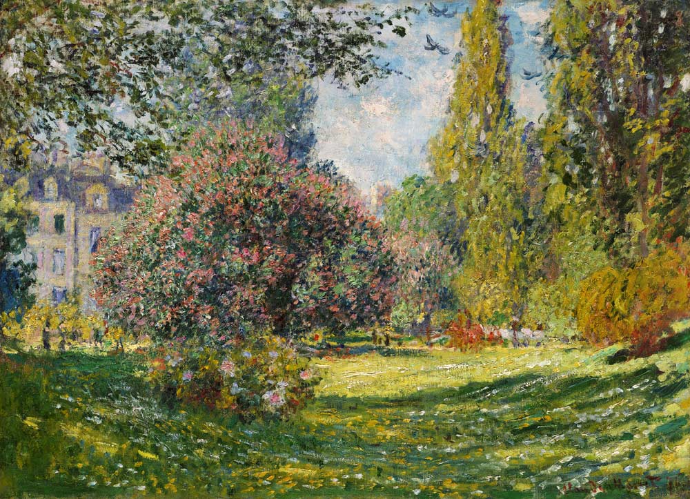 Landschap: Parc Monceau van Claude Monet
