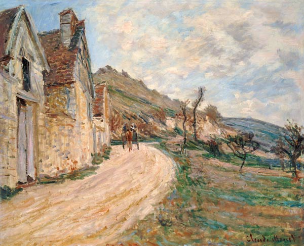 Landschaft mit Pferdewagen bei Giverny. van Claude Monet