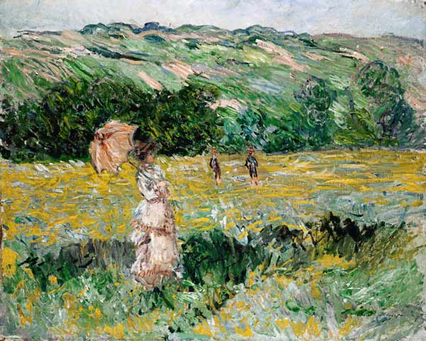 Limetz Meadow van Claude Monet