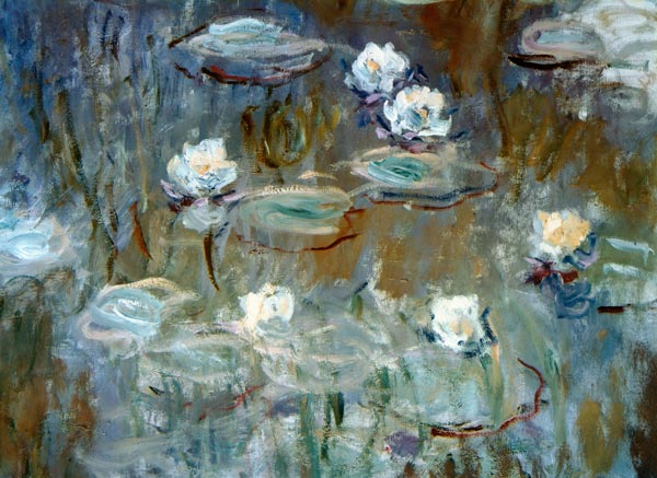 Nymphéas. (Ausschnitt) van Claude Monet