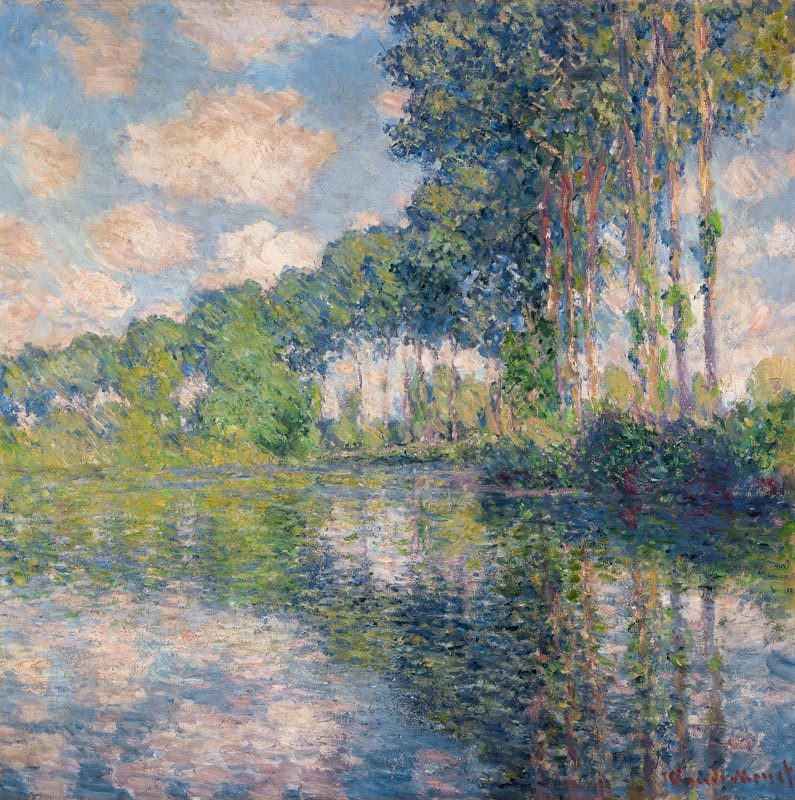 Populieren aan de Epte van Claude Monet