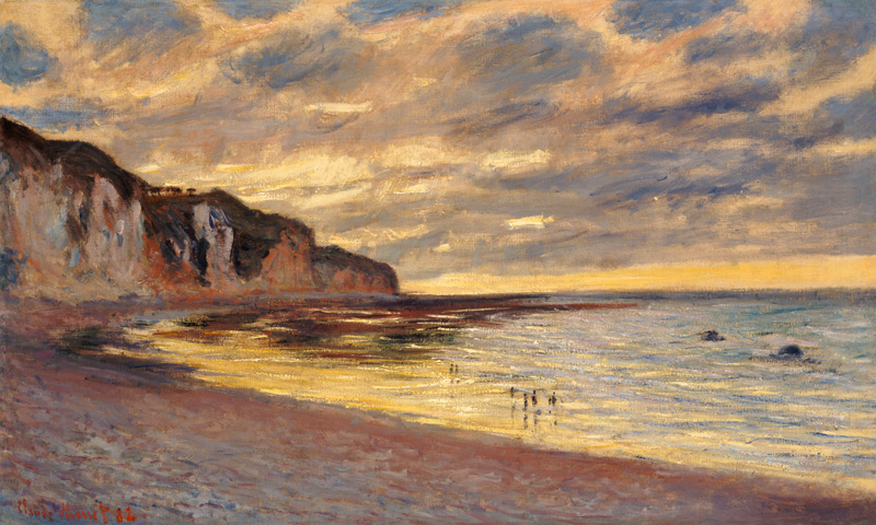 Pointe De Lailly, Maree Basse van Claude Monet