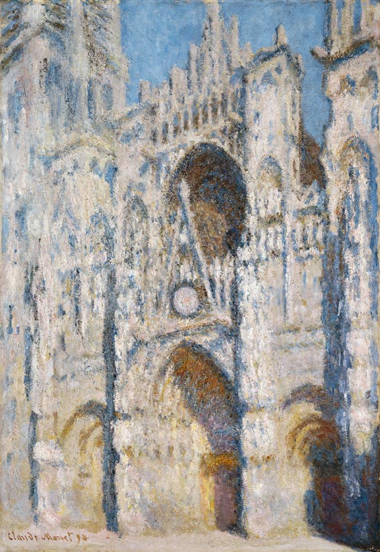 Rouen Cathedral, Afternoon (The Portal, Full Sunlight) 1892-94 van Claude Monet
