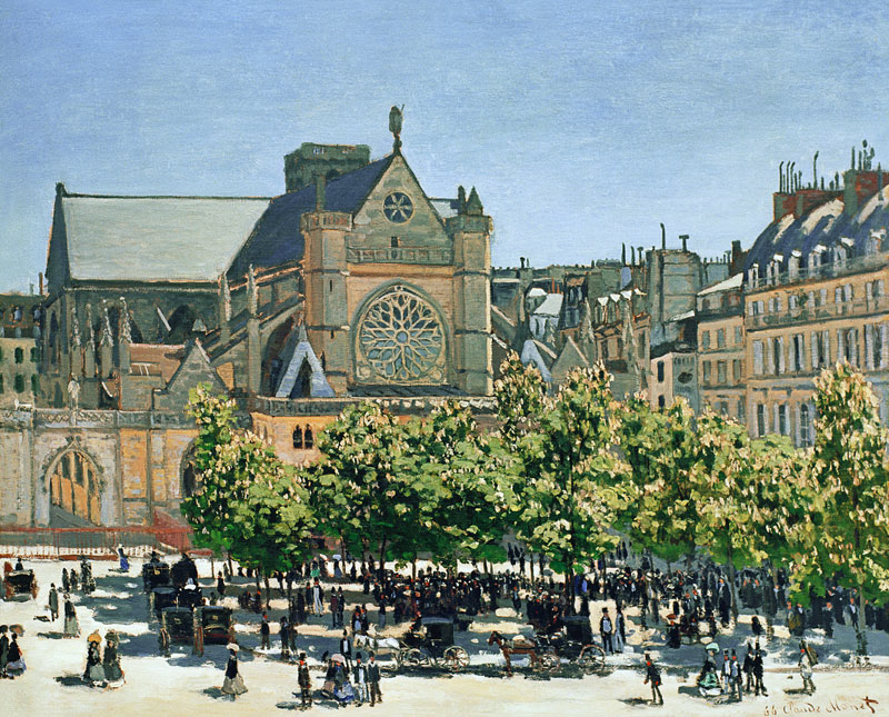 Saint-Germain l'Auxerrois van Claude Monet