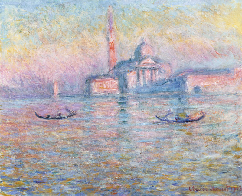 San Giorgio Maggiore, Venice van Claude Monet