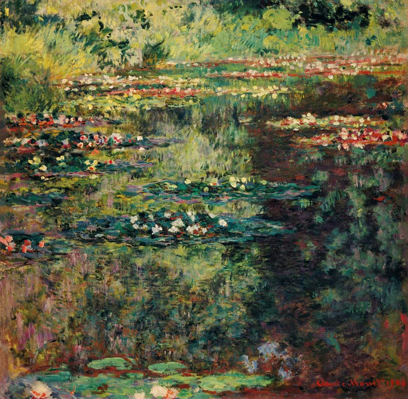 Waterlelievijver Claude Monet  van Claude Monet