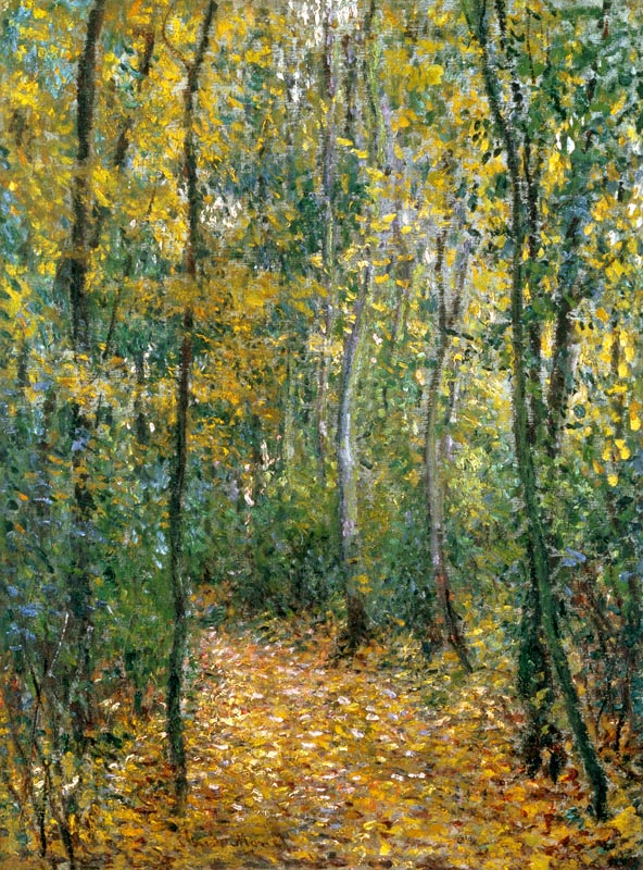 “Sous-bois” (Unterholz), Montgeron van Claude Monet