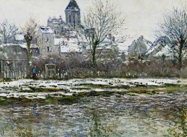 The Church at Vetheuil under Snow van Claude Monet
