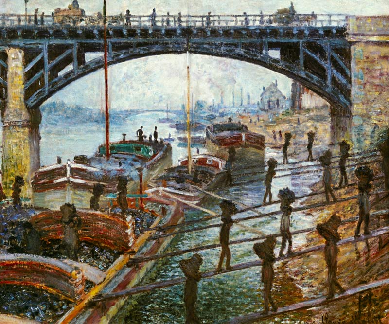 The Coal Workers van Claude Monet