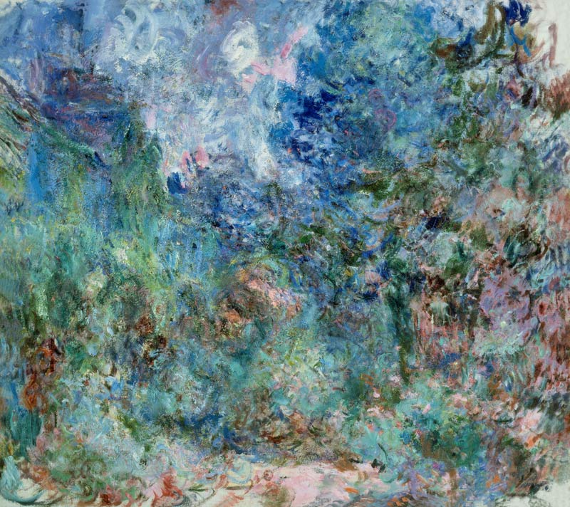 The House at Giverny Viewed from the Rose Garden van Claude Monet