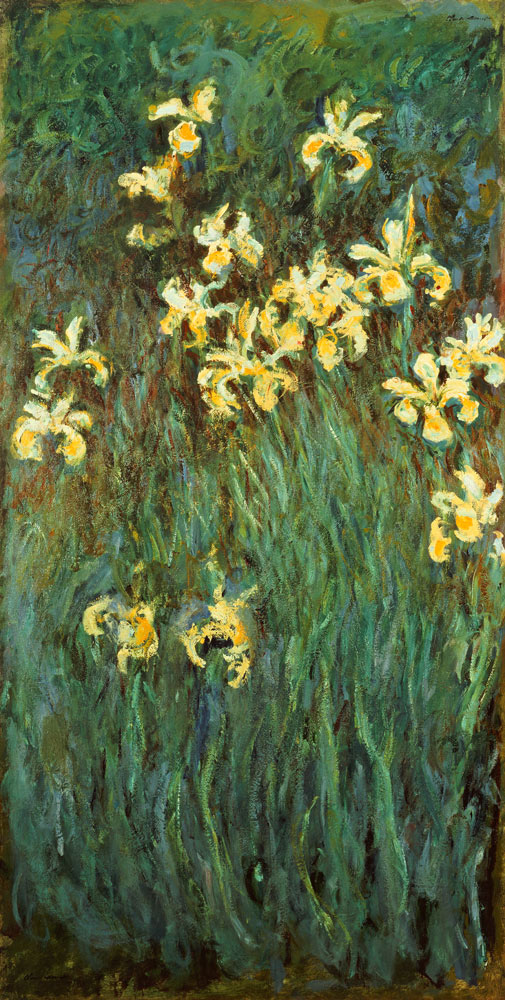 The Yellow Irises van Claude Monet