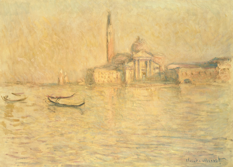 Venedig, San Giorgio Maggiore van Claude Monet