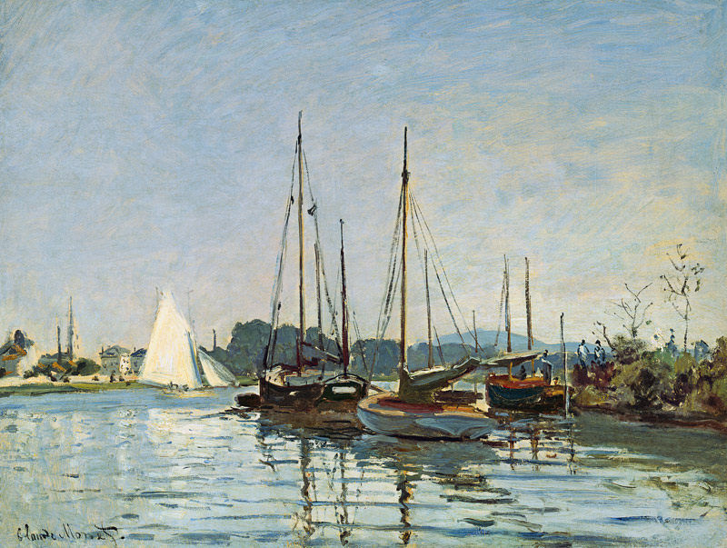 Pleziervaartuigen, Argenteuil van Claude Monet