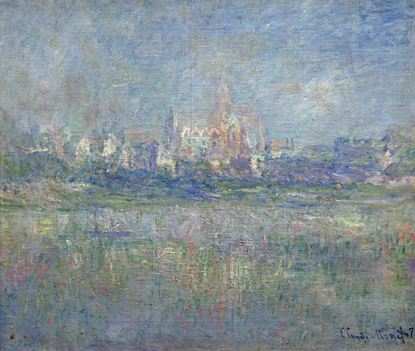 Vetheuil in the Fog van Claude Monet