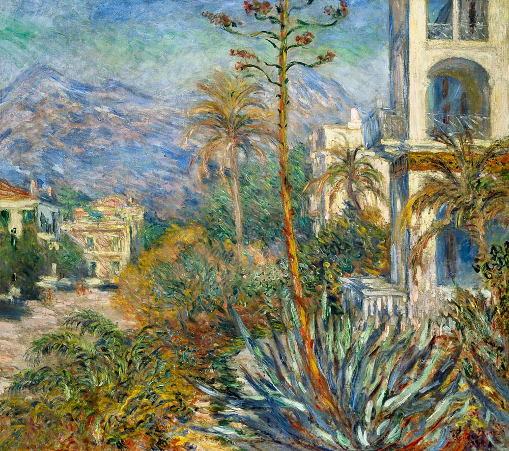 Villa in Bordighera van Claude Monet