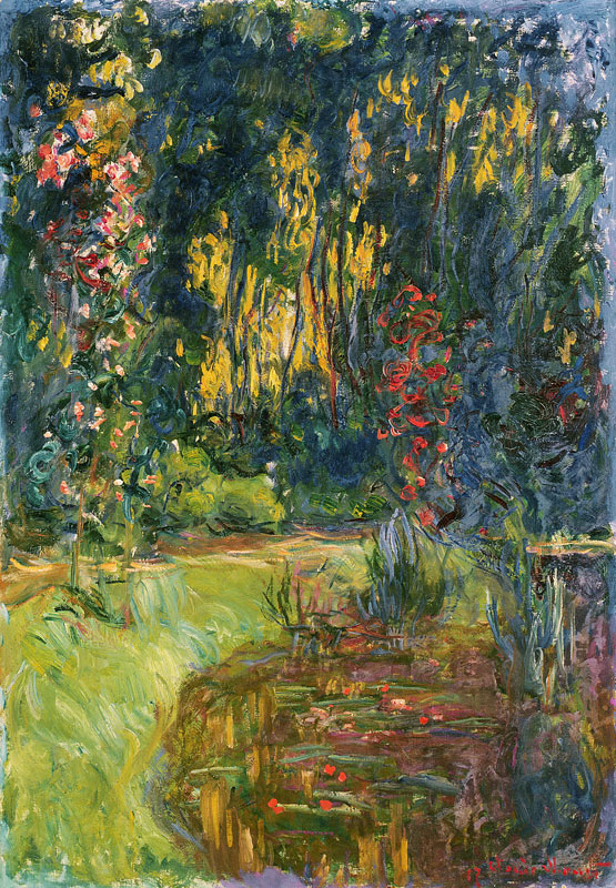 Wassergarten bei Giverny van Claude Monet