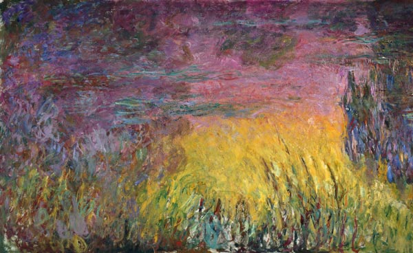 Waterlilies at Sunset van Claude Monet