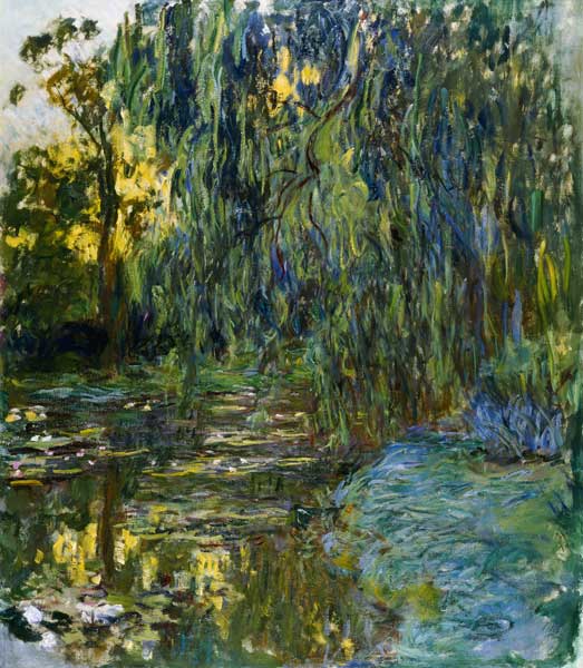 Weeping Willows, The Waterlily Pond at Giverny van Claude Monet