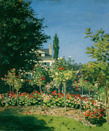 Bloementuin - Claude Monet van Claude Monet