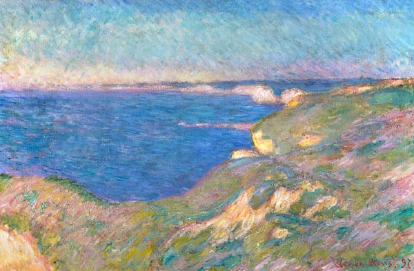 The Cliffs Near Dieppe van Claude Monet
