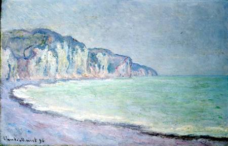 Cliffs at Pourville van Claude Monet