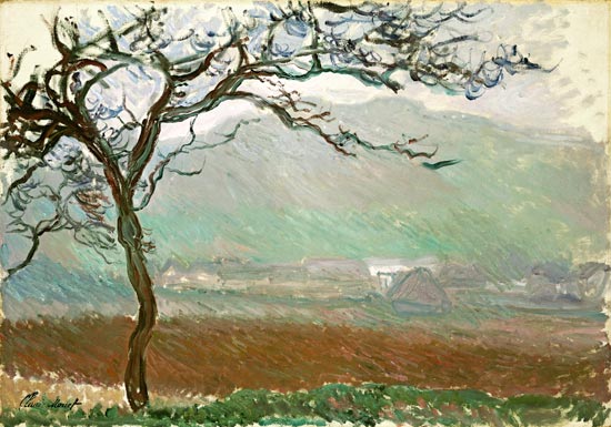 Giverny Countryside van Claude Monet