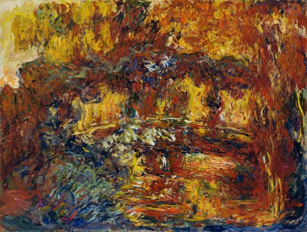 The Japanese Footbridge van Claude Monet