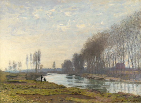 The Petit Bras of the Seine at Argenteuil van Claude Monet