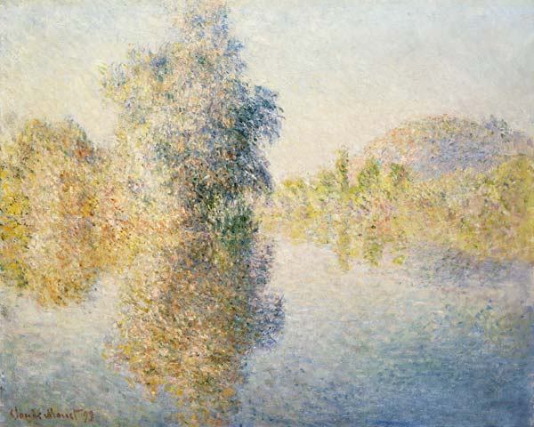 Early Morning on the Seine at Giverny van Claude Monet