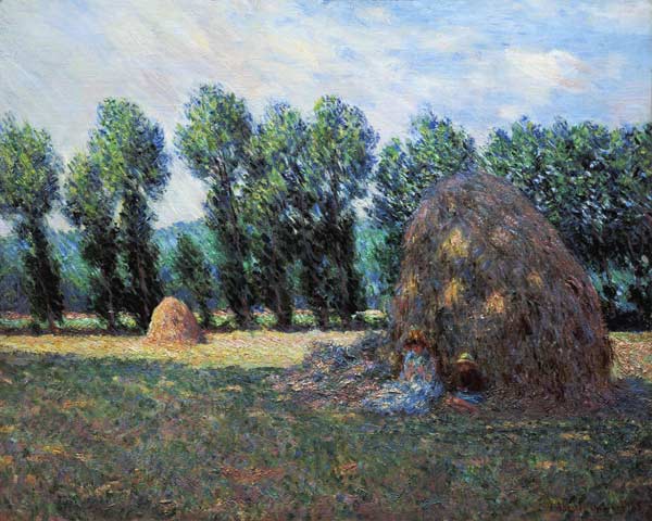 Haystacks van Claude Monet