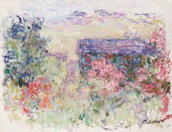 The House Through the Roses, c.1925-26 van Claude Monet