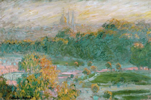 Claude Monet, Les Tuileries / 1875 van Claude Monet