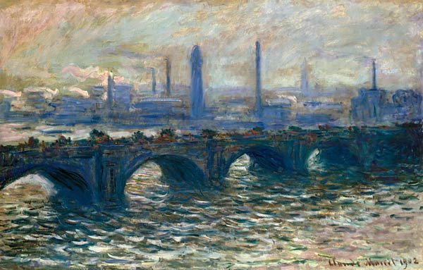 London, Waterloo. van Claude Monet
