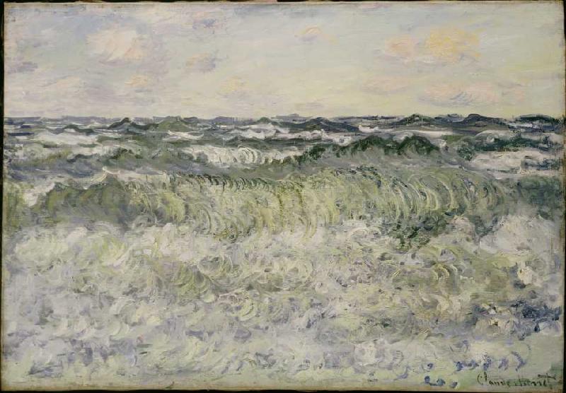 Meerstudie (Etude de mer) van Claude Monet