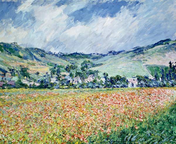 The Poppy Field near Giverny van Claude Monet