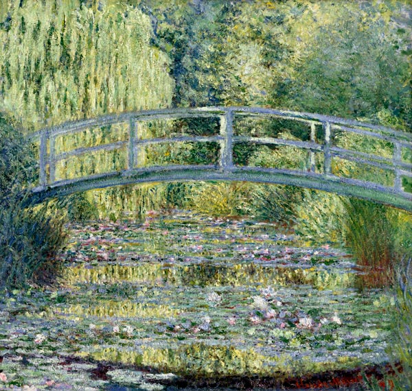 Waterlelievijver in Groene Harmonie Claude Monet van Claude Monet