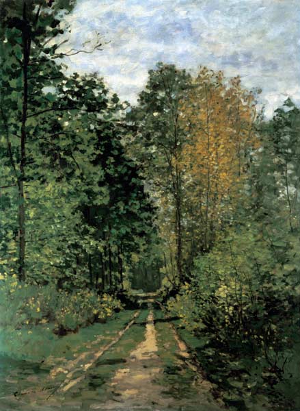 Bosweg  - Claude Monet van Claude Monet