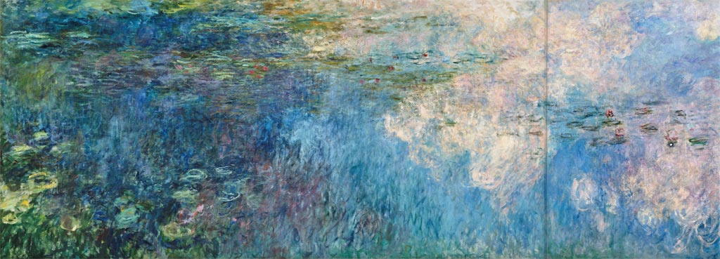 Nymphéas. Paneel C II. van Claude Monet