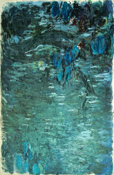 Nymphéas und Spiegelbild von Weiden van Claude Monet
