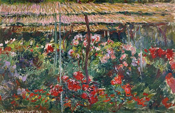 Peony Garden van Claude Monet